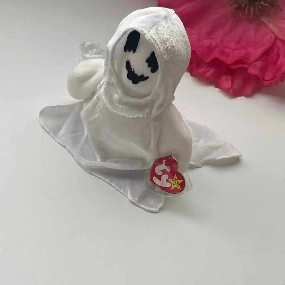 1999 Ty Beanie Baby Sheets - Ghost Halloween cute spooky Plush